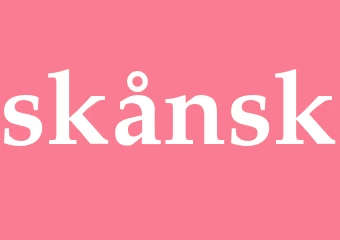 Synonym skånsk