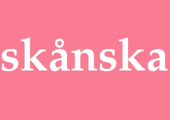 Synonym skånska