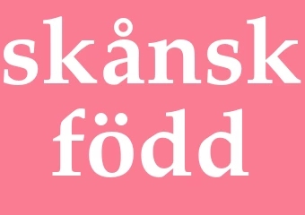 Synonym skånskfödd