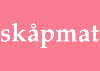 Synonym skåpmat