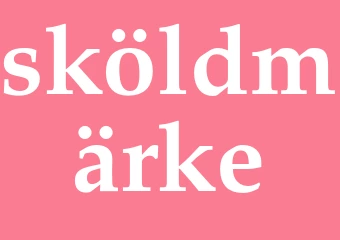 Synonym sköldmärke