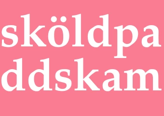 Synonym sköldpaddskam