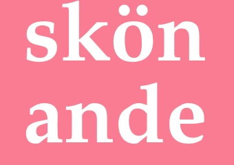 Synonym skönande