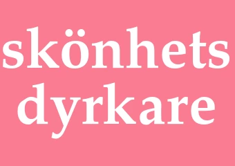 Synonym skönhetsdyrkare