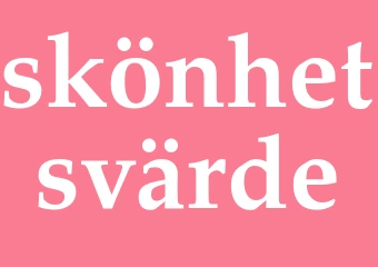 Synonym skönhetsvärde