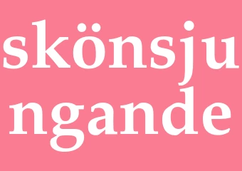 Synonym skönsjungande