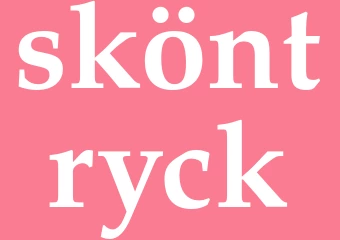 Synonym sköntryck