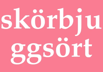 Synonym skörbjuggsört