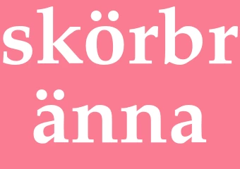 Synonym skörbränna
