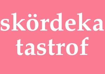 Synonym skördekatastrof