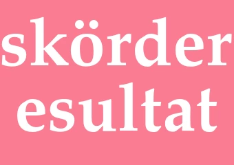 Synonym skörderesultat