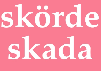 Synonym skördeskada