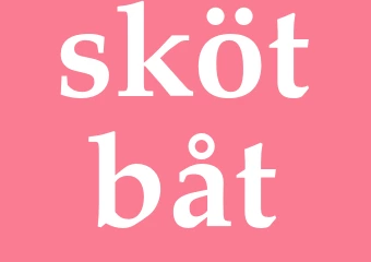 Synonym skötbåt