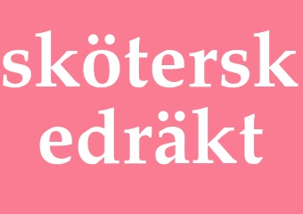 Synonym sköterskedräkt
