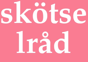 Synonym skötselråd