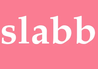 Synonym slabb