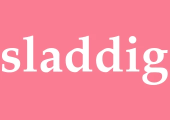 Synonym sladdig