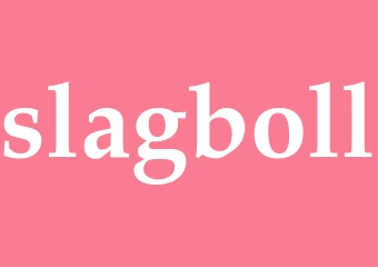 Synonym slagboll