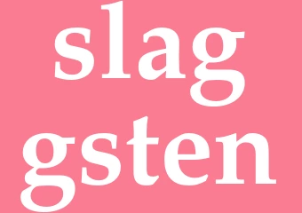 Synonym slaggsten