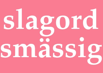 Synonym slagordsmässig