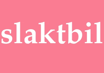 Synonym slaktbil
