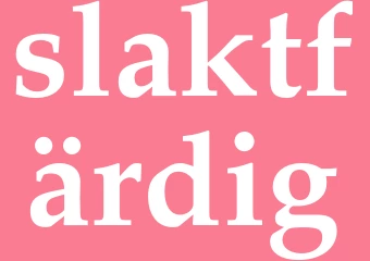 Synonym slaktfärdig