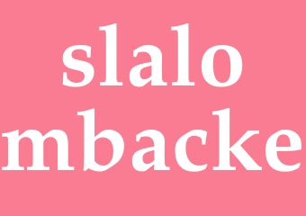 Synonym slalombacke