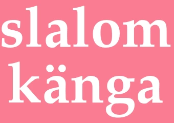 Synonym slalomkänga