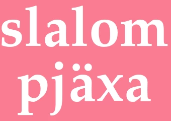 Synonym slalompjäxa