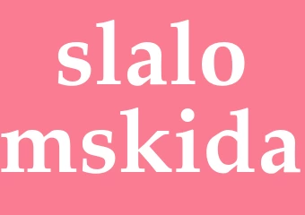 Synonym slalomskida