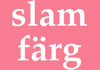 Synonym slamfärg