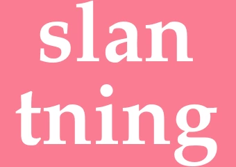 Synonym slantning