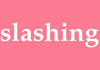 Synonym slashing