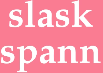Synonym slaskspann