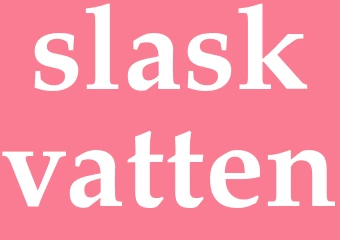 Synonym slaskvatten