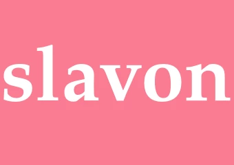 Synonym slavon