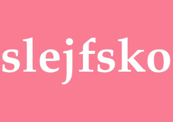 Synonym slejfsko