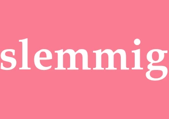 Synonym slemmig