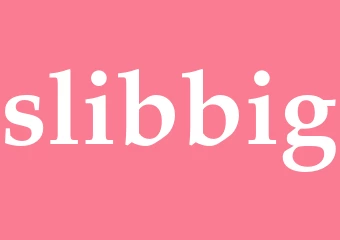 Synonym slibbig