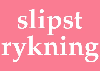 Synonym slipstrykning
