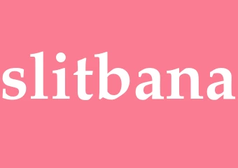 Synonym slitbana