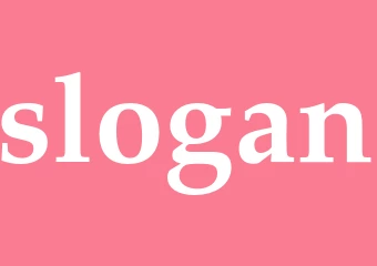 Synonym slogan