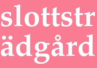 Synonym slottsträdgård