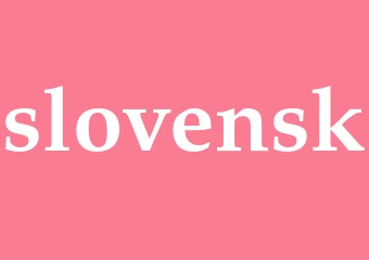 Synonym slovensk