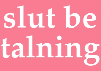 Synonym slut betalning