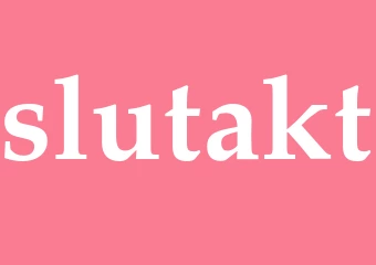 Synonym slutakt