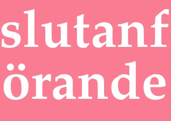 Synonym slutanförande