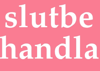 Synonym slutbehandla