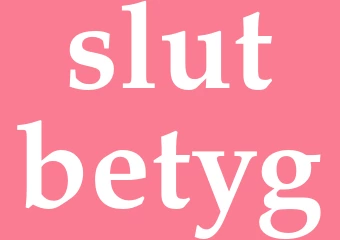 Synonym slutbetyg