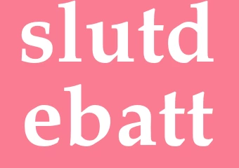 Synonym slutdebatt